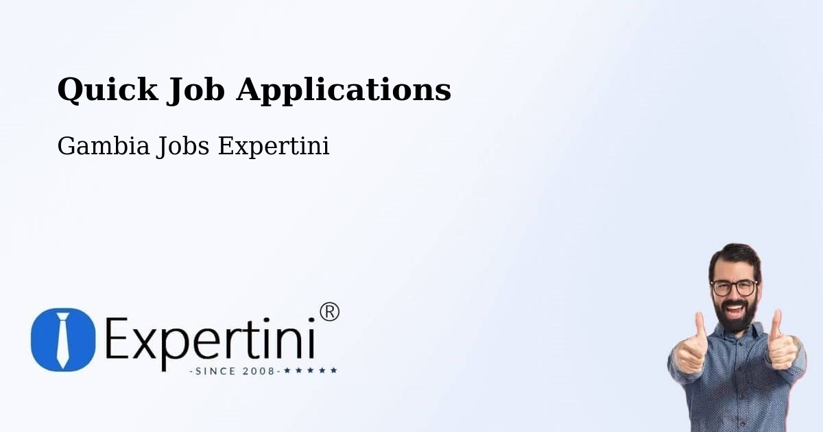 Quick Apply Feature – Karantaba - Gambia Jobs Expertini