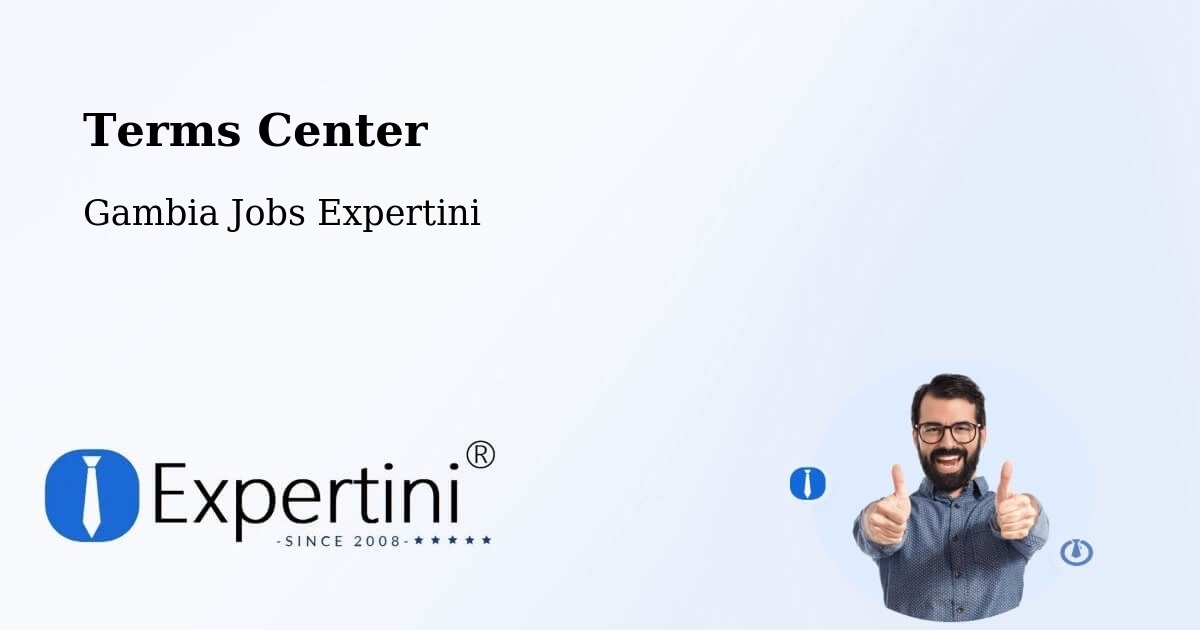Terms of Service – Karantaba - Gambia Jobs Expertini